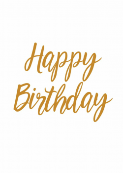 PARTY BANNER - HAPPY BIRTHDAY- SCRIPT