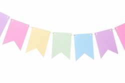 Rainbow flag banner clipart happy birthday - Clip Art Library