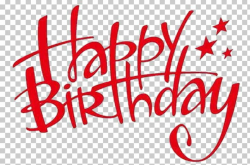 Happy Birthday Red PNG, Clipart, Area, Art, Birthday, Black And ...