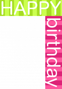 Free - Happy Birthday Vertical Png Clipart - Full Size Clipart ...