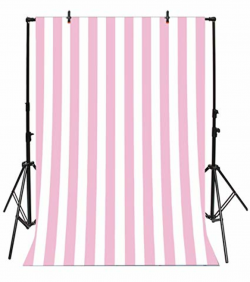 Leyiyi 3x5ft Photography Background Pink and White Stripe Backdrop Happy  Birthday Party Vertical Horizontal Stripes Summer Holiday Banquet Baby  Shower ...