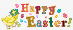 Banner Transparent Download Happy Easter - Happy Easter Clip Art ...