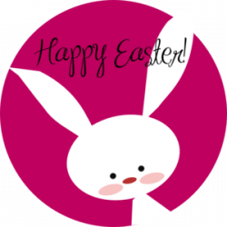 Happy Easter Bunny Clip Art at Clker.com - vector clip art online ...