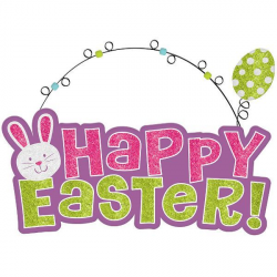 Happy Easter Glitter Sign | Easter | Easter, Easter colors, Happy easter