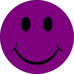 Purple Smiley Face Clip Art N3 free image