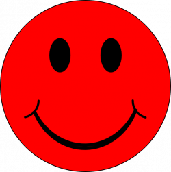 Red Smiley Face Clip Art N2 free image