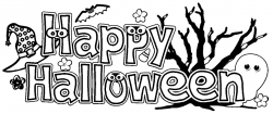 Happy Halloween Black And White | Free download best Happy ...