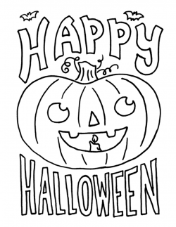 100+ Happy Halloween Coloring Pages, Sheets Free To Print ...