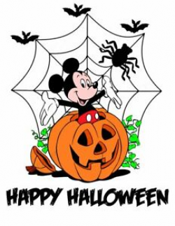 Details about :::::::DISNEY HAPPY HALLOWEEN MICKEY MOUSE:::::::: T-SHIRT  IRON ON TRANSFER