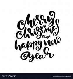 Merry christmas and happy new year holiday modern