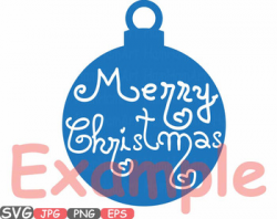 Christmas tree Ornament Happy Holidays clipart snowflake rudolph Reindeer  -553s