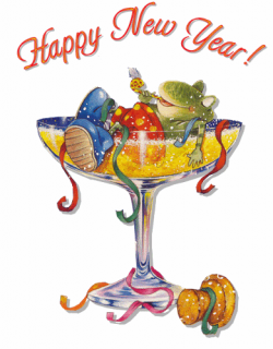 New Year Frog | Happy New Year | Happy new year gif, Happy new year ...