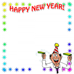 Free Happy New Year Borders - New Year Border Clip Art