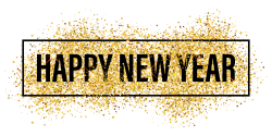 Gold glitter Happy New Year 2017 background. Happy new year glit ...
