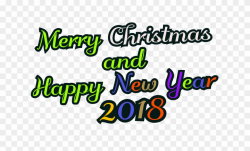 Merry Christmas And Happy New Year Images 2018 Clipart (#2774474 ...