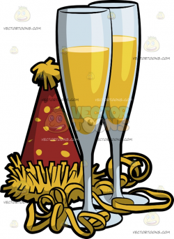 Two Glasses New Year Clipart & Free Clip Art Images #11289 ...