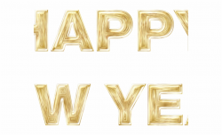 Happy New Year Clipart Gold - Emblem, Transparent Png Download For ...