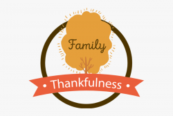 Happy Thanksgiving Clipart Thankful Family - Illustration ...