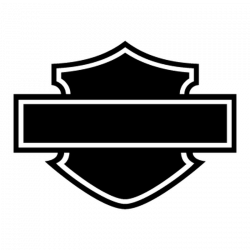 Harley Davidson Logo Silhouette Decal