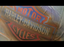 Logo Harley Davidson airbrush motor bike peinture moto perso
