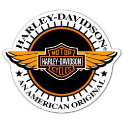 Sticker Harley Davidson American Original | MuralDecal.com