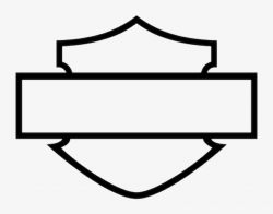Harley Davidson Shield Outline PNG Image | Transparent PNG ...