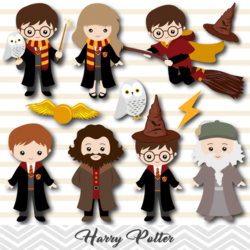 Digital Harry Potter Clip Art, Harry Potter Clipart, 0090