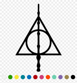 Deathly Hallows Png - Harry Potter Symbol, Transparent Png ...