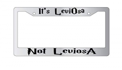 Amazon.com: GSF Frames It\'s LeviOsa Not LevioSA Chrome Plastic ...