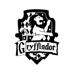 Gryffindor Harry Potter House Badge Crest graphics design SVG DXF EPS Png  Cdr Ai Pdf Vector Art Clipart instant Digital Cut Print File Decal