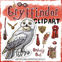 Gryffindor clipart, Harry Potter clipart, Harry potter party ...
