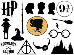 Harry Potter SVG, Harry Potter dxf, harry potter clipart, SVG files ...