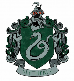 Harry Potter Slytherin House Crest Clipart by ChickadeeDigital ...