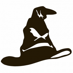 ttdecals Harry Potter Sorting HAT Vinyl Decal Stickers (8\