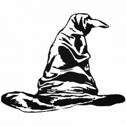 Sorting Hat Harry Potter Decal Sticker