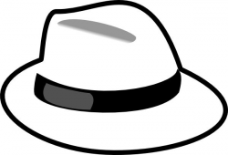Hat black and white cowboy hat clipart black and white free ...