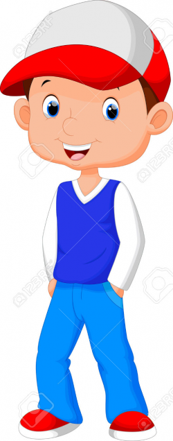 Kid Wearing Hat Clipart