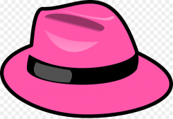 Top Hat Cartoon clipart - Hat, Cap, Pink, transparent clip art
