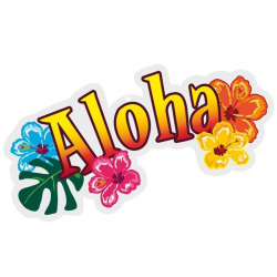 Hawaiian clipart aloha word, Hawaiian aloha word Transparent ...