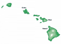 Hawaii Map Clipart - Clip Art Library