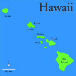 Hawaii Map Clipart