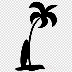 Palm Tree Silhouette clipart - Tree, Illustration ...