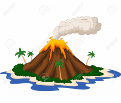 Tiki clipart volcano hawaiian, Tiki volcano hawaiian ...