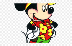 Hawaii Clipart Mickey - Mickey Mouse Hawaiano - Png Download ...