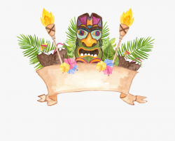 Turkey Clipart Watercolor - Hawaiian Clipart Png ...
