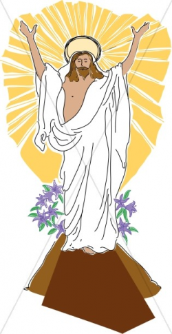 Risen Jesus Clipart