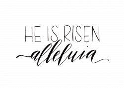 He Has Risen Clipart