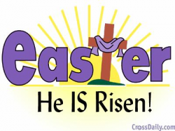 He Has Risen Clipart