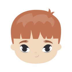 head of cute little boy avatar character - Download Free ...