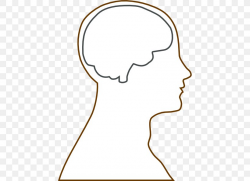 Outline Of The Human Brain Human Head Clip Art, PNG ...